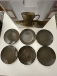 Pfaltzgraff Orbit Tan Everyday Salad Plates - Set Of 6. Fixed Price $34.99.