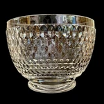 Villeroy & Boch Boston Crystal Serving Bowl 8.5" Diamond Cut Glass Centerpiece. Fixed Price $74.95.