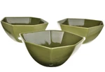 Diane Von Furstenberg Dvf Powerstone Avocado Green Soup/cereal Bowl SET/3 New. Fixed Price $75.99.