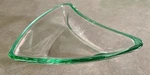 Vintage Luigi Bormioli Parma Green Glass Boomarang Bowl. Fixed Price $5.00.