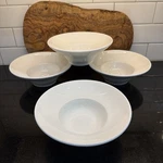 Homer Laughlin Alexa Coronet Appetizer Soup Dessert 8 Bowl - Set Of 4 White Hlc. Fixed Price $99.97.