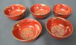 5 Vintage Salt Sauce Dip Bowls - Oriental Porcelain Japan 10 138. Fixed Price $5.82.