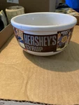 Hershey's Syrup By Houston Harvest Stoneware Ice Cream Cereal Bowl Vintage Ads. Fixed Price $15.00.