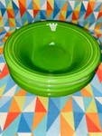 New Shamrock Green Set Of 4 Stacking Cereal 11 Oz Fruit Bowls Fiestaware. Fixed Price $59.99.