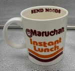Mad Engine Maruchan Send Noods Instant Lunch Ceramic Coffee Mug Soup Cup 2020. Fixed Price $18.99.
