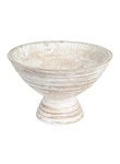 Creative Co-op Boho Wood Pedestal Bowl. Fixed Price $15.00.