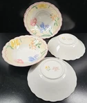 4 Sango Trade Winds Coupe Cereal Bowl Set Vintage Floral Dining Dishes Korea Lot. Fixed Price $59.67.