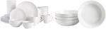Zen Buffet 30-PC Porcelain Dinnerware Set For 6 & 4-PC Pasta Bowl. Fixed Price $133.99.