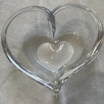 Orrefors Crystal Small Heart Shaped Bowl / Votive. Fixed Price $29.95.