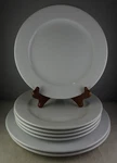 Sur Table Bistro White - Two Dinner Plates + Five Salad. Fixed Price $52.45.