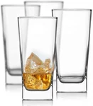 Set Of 4 Everyday Drinking Glasses - Square Tall Cups Drinkware Kitchen Co. Fixed Price $41.36.