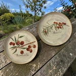 Crate & Barrel Set Of 2 Olive Salad Plates 7 Ceramic Dishes Italy, New Tags. Fixed Price $24.00.