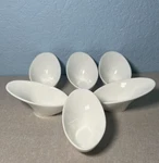 Wilmax England Elegant White Porcelain Dipping Sauce Butter Bowls Lot Of 6. Fixed Price $26.99.