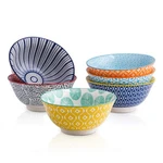 Selamica Porcelain Ice Cream Bowls Set Of 6, Small 5 Inches, Assorted Colors. Fixed Price $38.71.