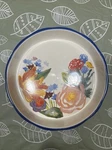 Pioneer Woman Celia 9" Pie Plate Cobalt Blue Floral Deep Dish Stoneware 2912DMT. Fixed Price $20.95.