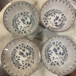 Four (4) Better Homes & Gardens Melamine 2.8" X 6.3" Cereal Bowl Set Blue. Fixed Price $19.99.