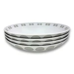 Studio Nova Truck Y0740 Columbus Circle Taupe 8" Cereal Bowls Set. Fixed Price $60.71.