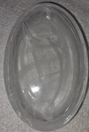 Kosta Boda Anna Ehrner Art Glass White Swirl Atoll Candy Dish Bowl 6IN 3.75IN. Fixed Price $54.85.