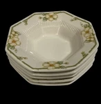 Nikko Classic Collection Dogwood Cereal Soup Bowls Set Of 5 Octagonal. Fixed Price $19.99.