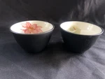Noritake Colorwave Collection Graphite 2 Mini Floral Bowls Replacements. Fixed Price $18.00.