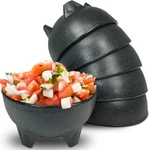 Ksev Salsa Bowls 6 Pack 4.9 X 2.5 Inches, 02 - Black. Fixed Price $24.99.