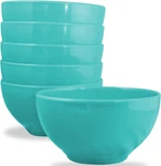 Calypso Basics By Melamine Bowl, Set Of 6, Turquoise. Fixed Price $49.99.
