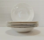 Lenox Soup Bowls 9 Inch Vibe Pasta Salad Embossed Swirls On Large Rim Set Of 6. Fixed Price $64.99.
