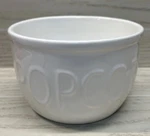 Crate & Barrel White Mini Popcorn Ceramic Individual Bowl 2008 5.5X3.5. Fixed Price $12.85.