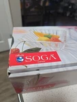Belle Soga Japan Square Steep Cut Bowls Set Of 6. Fixed Price $30.00.