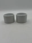 Libbey Just Tasting Set Of 2 Ceramic White Bowls. Fixed Price $12.00.