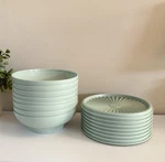 Vintage Tupperware Servalier 890 Bowl Set Seafoam Green Lids Piece Storage. Fixed Price $35.00.