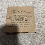 Mud Pie Boxed Turtle Dove Ornament Stoneware. Fixed Price $13.95.