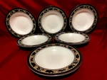 Mikasa Intaglio Arabella Rimmed Soup/salad Bowls 9 1/4" (set Of 6). Fixed Price $39.95.
