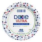 Dixie Ultra Plates 7" Americana 40CT Disposable Paper Dinnerware. Fixed Price $5.43.