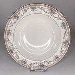 Christopher Stuart Spring Crest Rimmed Soup Bowl Y 1013 Bone China Thailand. Fixed Price $11.99.