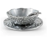 Arthur Court Designs Aluminum 3-PIECES Antler Condiment Server Bowl 7 Inch Di.... Fixed Price $78.43.