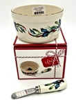 Lenox Winter Greetings Dip Bowl With Spreader 4.5 In. #804437. Fixed Price $22.97.