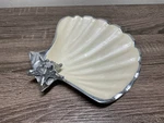 Julia Knight Scallop Starfish 8.5 Bowl Shell By Sea Snow Mother Of Pearl. Fixed Price $15.00.