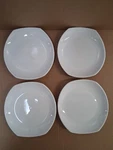 Dansk Classic Fjord White Salad Plates 1/2" X 8" (set Of 4). Fixed Price $44.99.