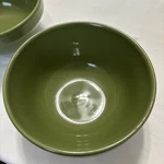 Mainstays Stackables Olive Green Soup Bowl 3 X 6.25 Set Of. Fixed Price $19.77.