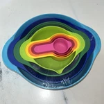 Joseph 8PC Nesting Mixing Bowls & Measuring Cup Set New Sealed. Fixed Price $24.00.