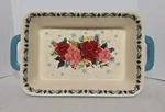 Pioneer Woman Casserole Baking Dish Blue Floral. Fixed Price $24.99.