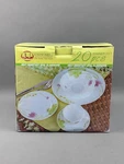 Uniware Opal Glass 20 Piece Kitchen Dinnerware Set Service For 4 Lotus Flowers. Fixed Price $39.99.