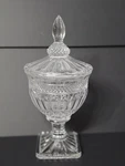 Vintage Shannon By Godinger Brandon Crystal Urn Lidded Footed Bowl 15". Fixed Price $69.99.