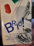 4PC Dessert Set Brio Service New Colony Glass Free Shipping Bowls. Fixed Price $15.99.