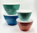 Melamine Mixing Bowls With Plastic Lids By Pandex Heavy Duty Durable 8 Pc Set. Fixed Price $41.41.