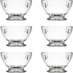 La Rochere Bee Clear Bowls Set Of 6 For Cereal, Dessert, Ice Cream. Fixed Price $65.00.
