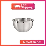 Oggi 3-QUART Two-tone Stainless Steel Bowl, Great For Mixing, Making Doug. Fixed Price $23.80.