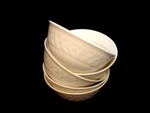 Embossed Basketweave By Martha Stewart Coupe Cereal Bowl 5 7/8" Set. Fixed Price $60.00.