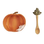 Mud Pie Thanksgiving Orange Pumpkin Dip Bowl Set. Fixed Price $25.33.